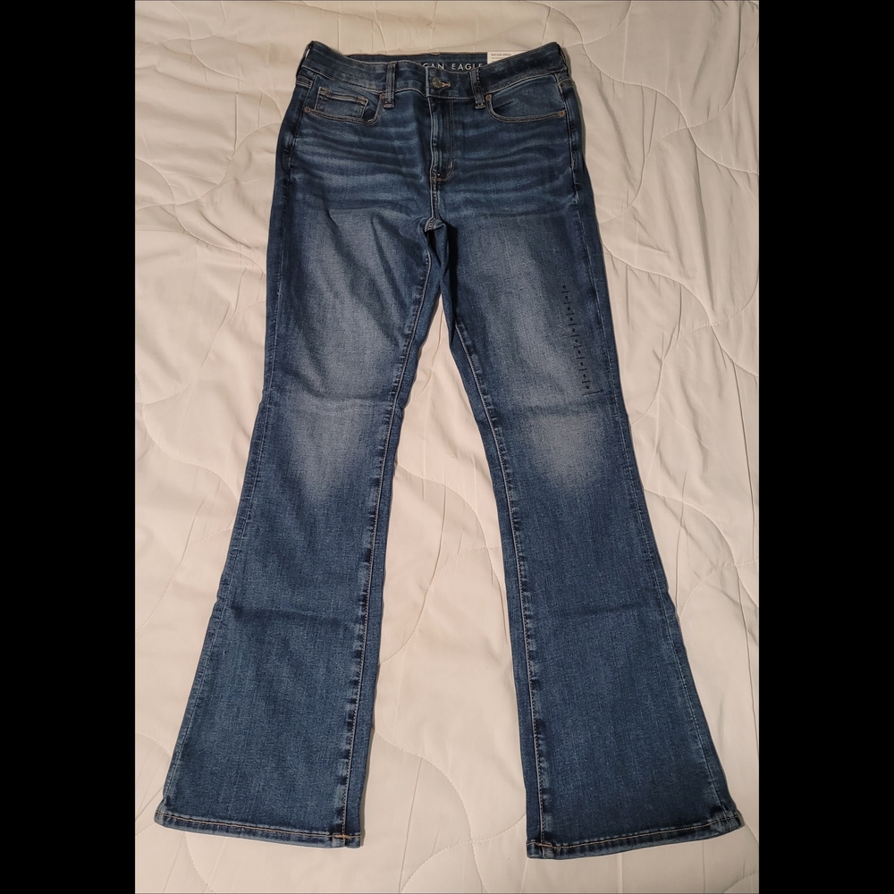 American Eagle Outfitters High-Rise Skinny Kick Jeans Size 8 Short NWT